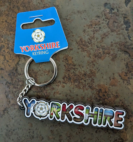 Keyring - Yorkshire Wood Lettering