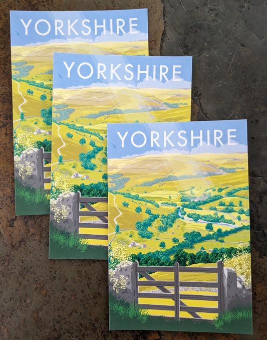 Postcard - Yorkshire Landscape