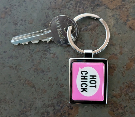 Hot Chick Keyring